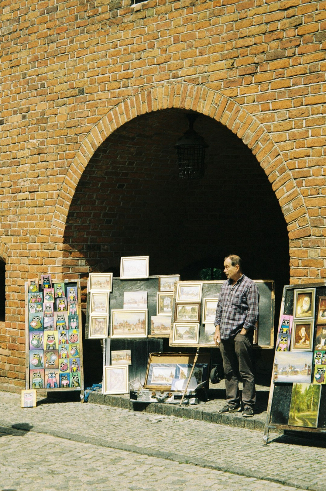 Portrait of a Polish man archivist and curator